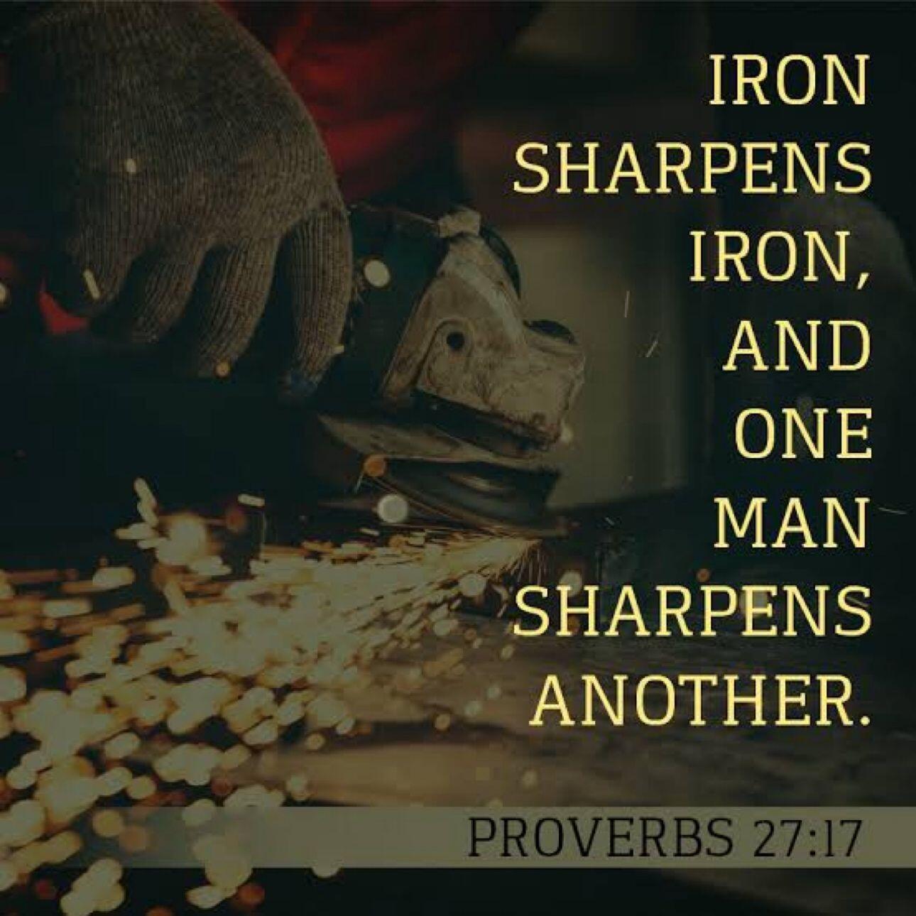 Actions to sharpen each Others in the Work  : Proverbs 17:7