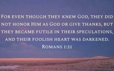 The Consequences of Rejecting God