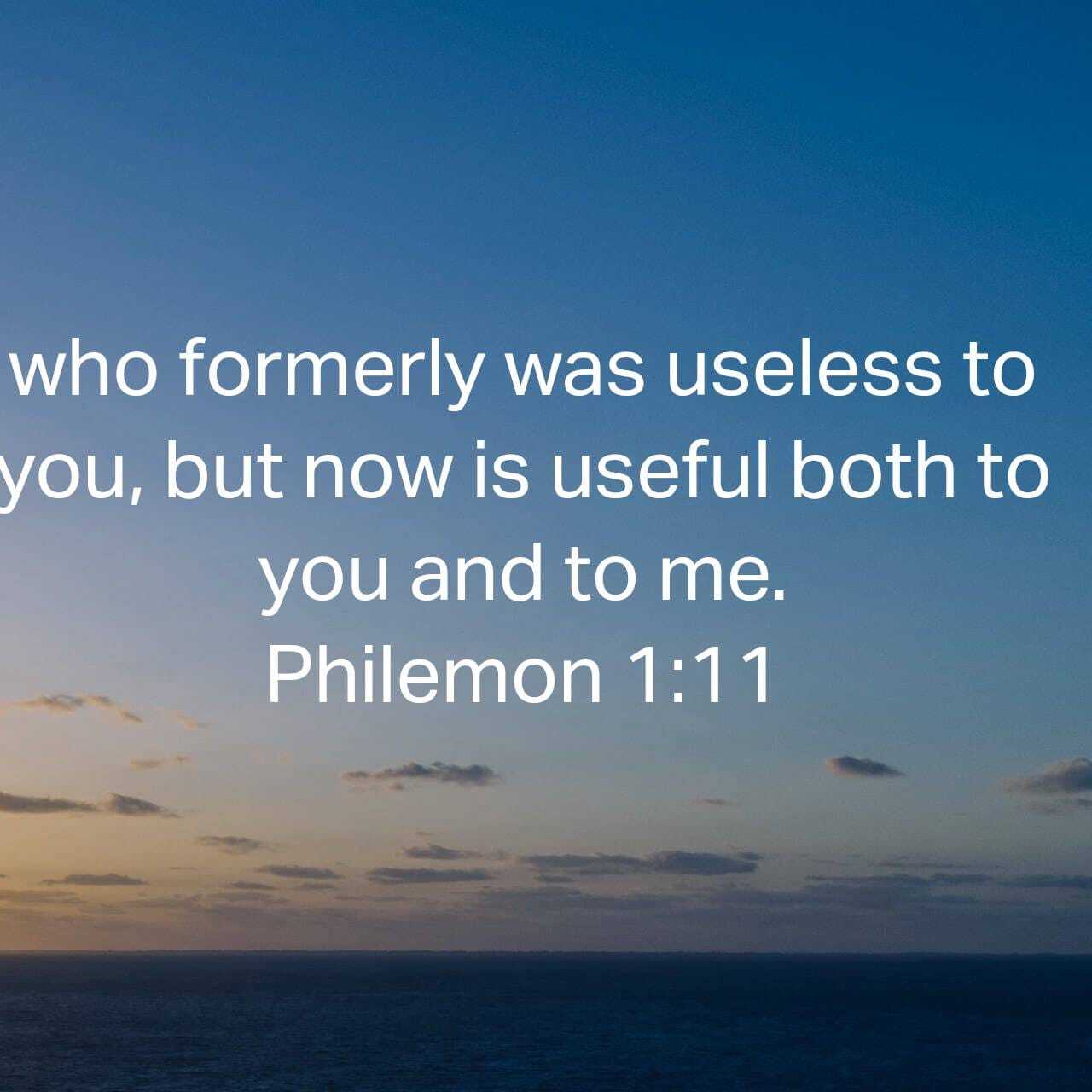 Mighty Men Of God[8]: Onesimus Became Useful