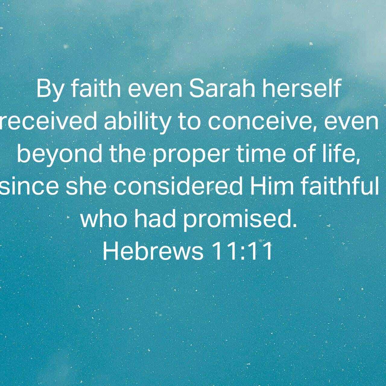 Extraordinary Women Of God[11]: Sarah Faith and Hoped